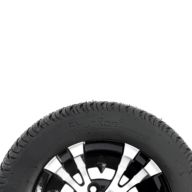 Rueda del carro de golf de 10 pulgadas y perno de la compensación 4x4 de 205/50-10 DOT Street Tire Combo -25 (101.6m m)