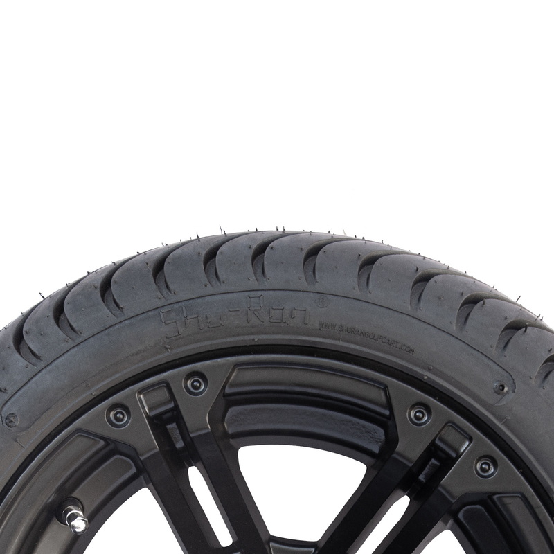 12x7 Matte Black Golf Cart Wheel cansan el neumático combinado 101,6 PCD combinados del perfil bajo 215/35-12