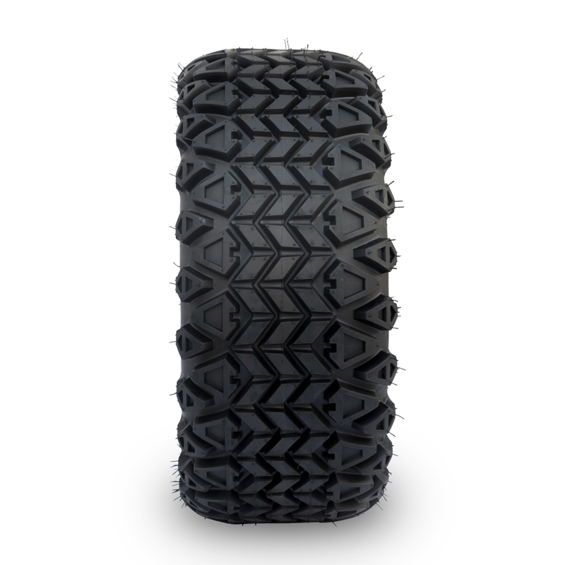 Shu-Ran Golf Cart Warrior 23x10.5-14 Carro de Golf Todos los neumáticos de terreno y 14 pulgadas de anillos de cromo