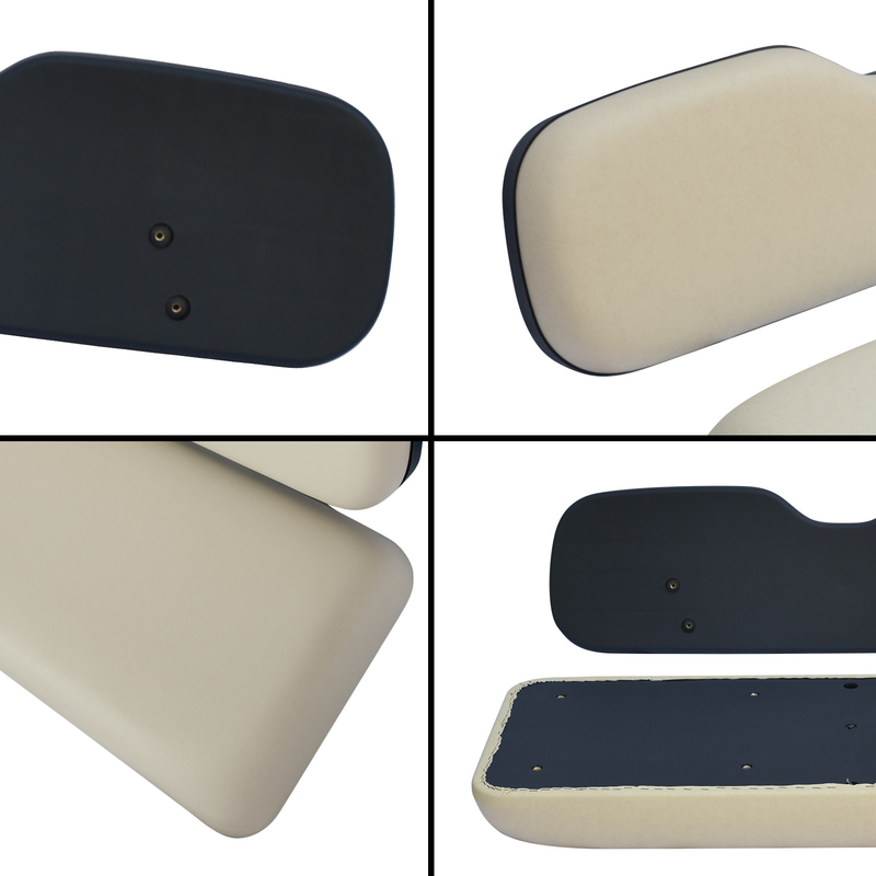 Universal Buff Golf Cart Asiento trasero de reemplazo de cojines de material de PU para el coche del club