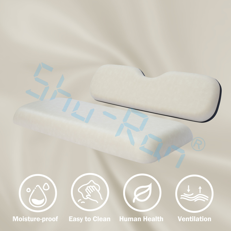 Cojín de asiento trasero blanco fácil de instalar duradero para el coche club EZGO YMH
