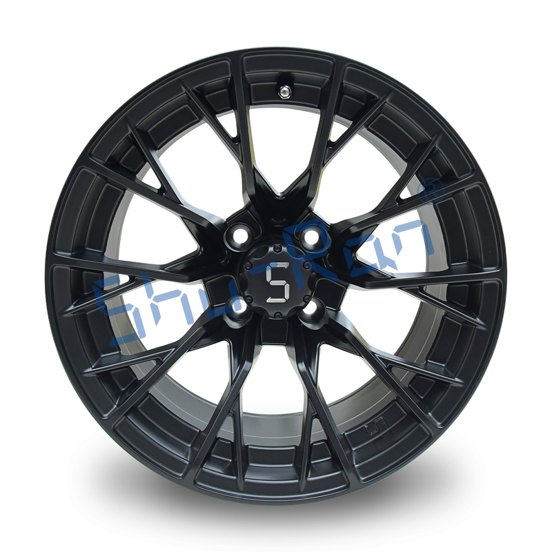 Shuran Nuevo 14 'Rims Matte Negro de Aluminio Carro de Golf Rueda 14x7 Universal 4 Bolt Patrón