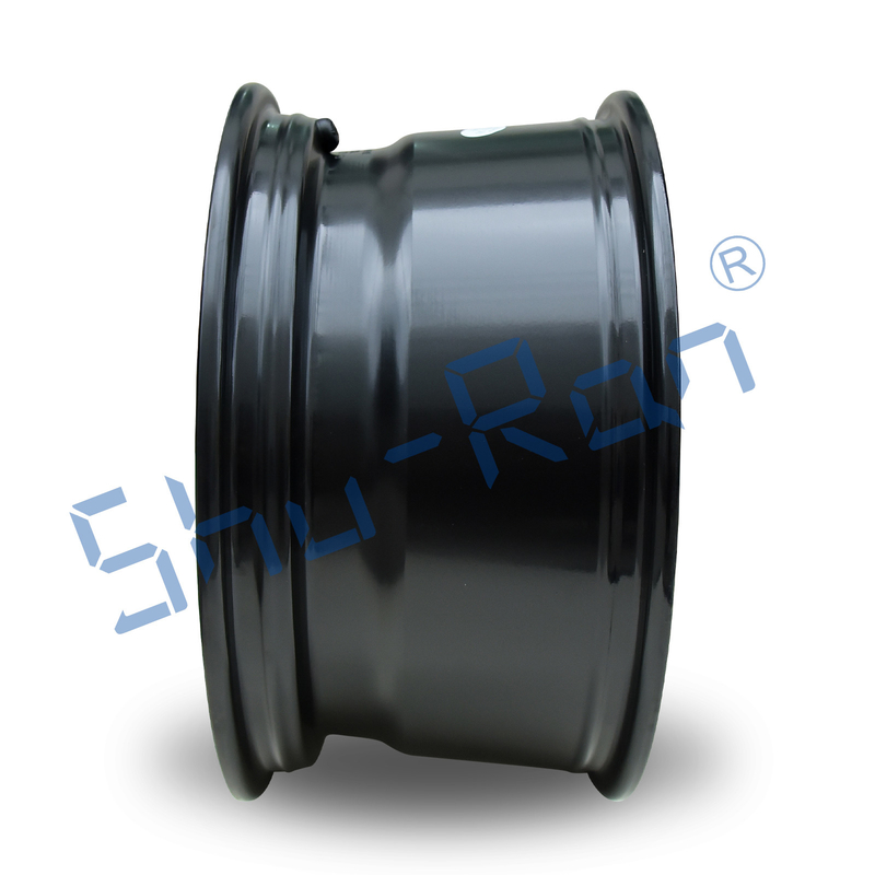 Shuran Nuevo 14 'Rims Matte Negro de Aluminio Carro de Golf Rueda 14x7 Universal 4 Bolt Patrón