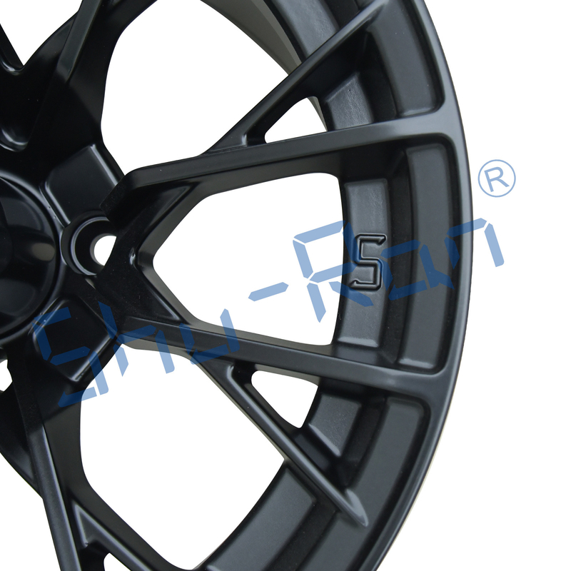 Shuran Nuevo 14 'Rims Matte Negro de Aluminio Carro de Golf Rueda 14x7 Universal 4 Bolt Patrón