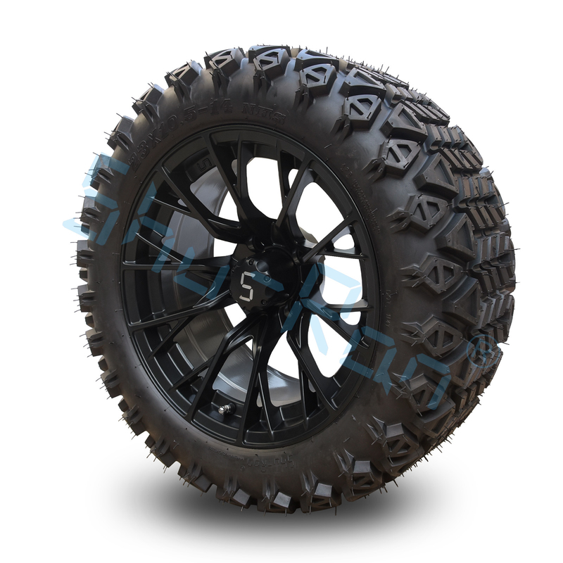 Shu Ran 14 pulgadas ruedas del carrito de golf y llantas llantas con llantas DOT 101.6 PCD 4x4 patrón de perno