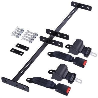 El carro de golf retractable de 2 universales seguridad cinturón el soporte Kit Compatible con el coche del club de EZGO Yamaha