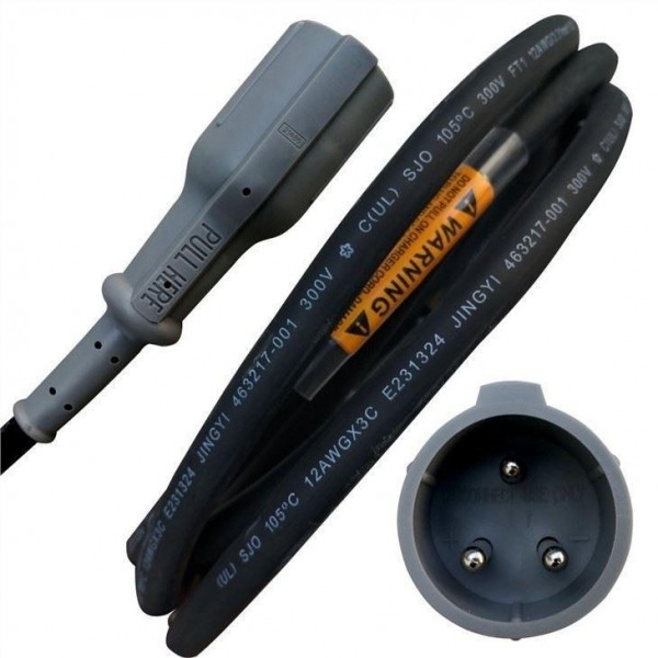 Cordón de Pin Connector Plug And Power del cargador 3 del carro de golf