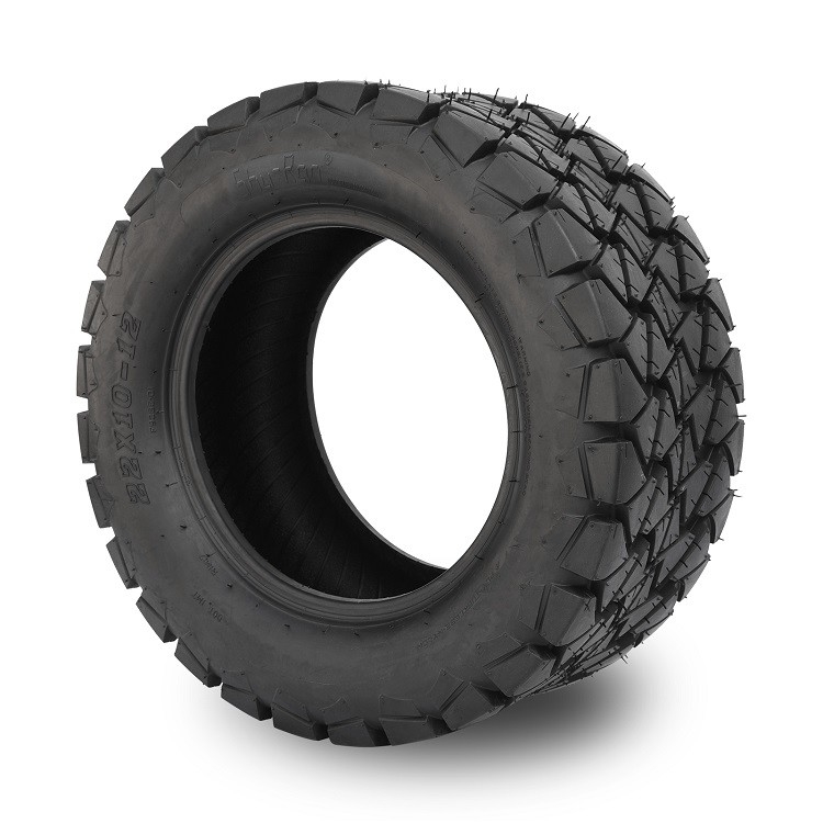 Neumáticos campo a través del carro de golf 22x10-12 todos los neumáticos del terreno compatibles con las ruedas de 12 pulgadas