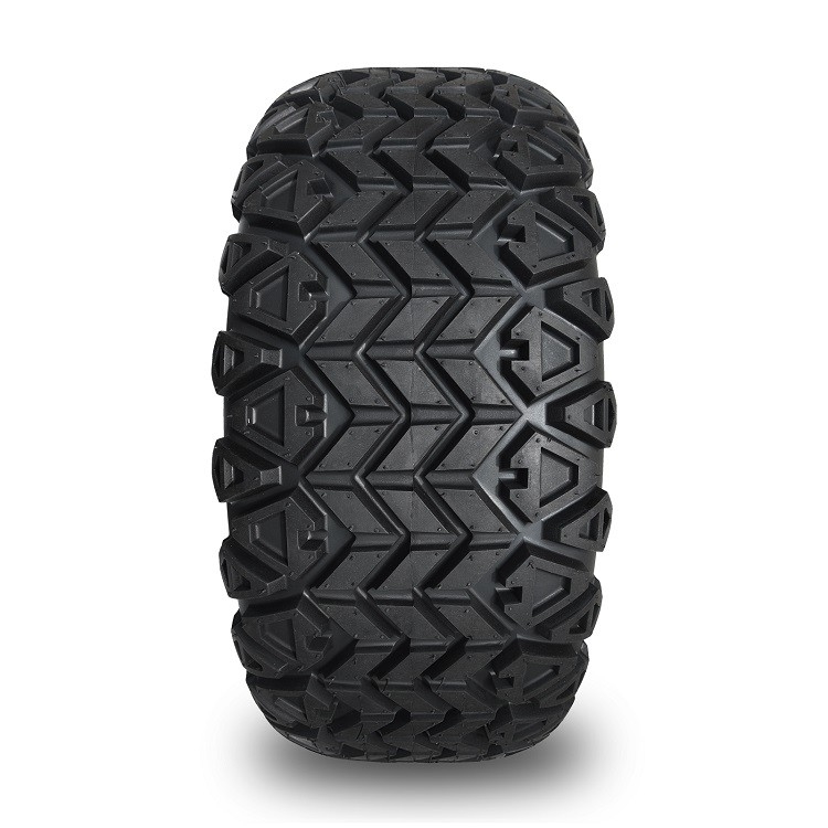 Carro de golf ruedas negras brillantes y 22x10-14 DOT Tires de 14 pulgadas con las nueces de centro del casquillo y del estirón