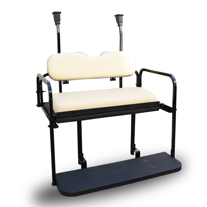 Precedente del coche del club de Flip Back Seat Kit For de la parte posterior del carro de golf 2N1 - beige