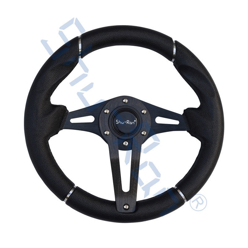 Apretón del negro del desafiador del carro de golf/volante negro de los rayos para el coche del club, EZGO, y Yamaha