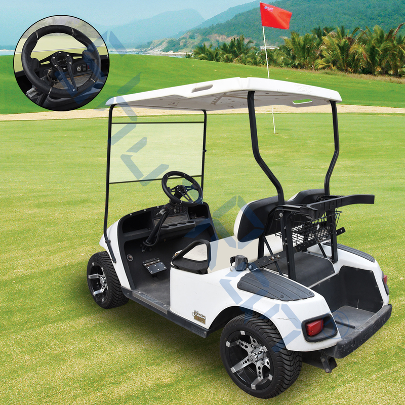 Apretón del negro del desafiador del carro de golf/volante negro de los rayos para el coche del club, EZGO, y Yamaha