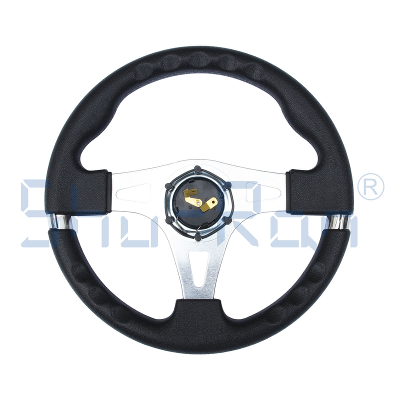 Volante de encargo rojo del carro de golf F1 para el coche del club, EZGO, y Yamaha