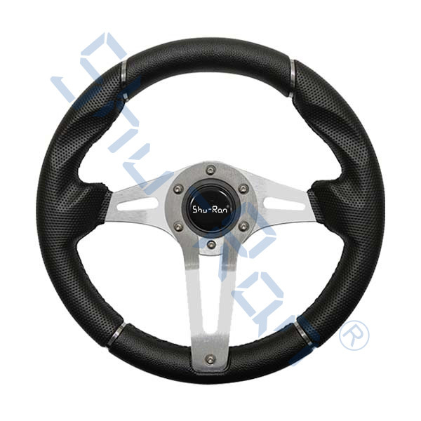 Apretón del negro del desafiador del carro de golf/volante de aluminio de los rayos para el coche del club, EZGO, y Yamaha