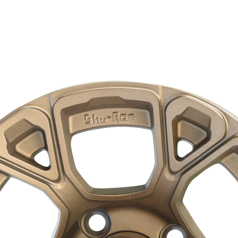Las ruedas del carro de golf de 12 pulgadas broncean Y el modelo 101,6 PCD del perno de -25mm 4x4
