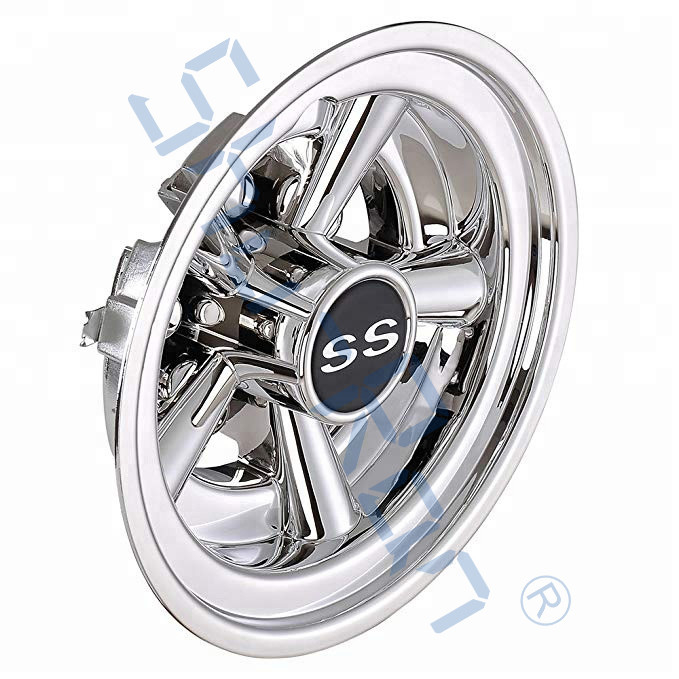 Casquillos de eje de las cubiertas de rueda de los SS del carro de golf para la mayoría de los carros de golf 8 pulgadas