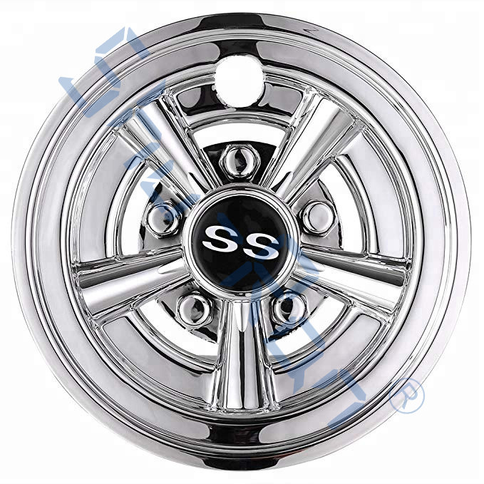 Casquillos de eje de las cubiertas de rueda de los SS del carro de golf para la mayoría de los carros de golf 8 pulgadas