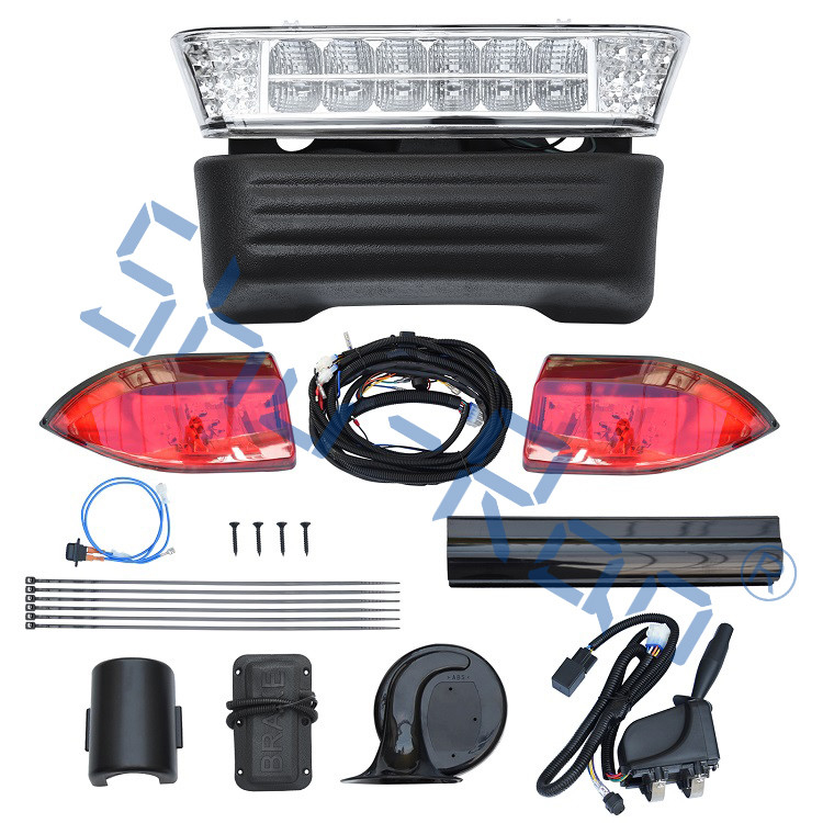 Equipo de lujo de la luz del carro de golf LED para el precedente, con el cuerno del interruptor de las señales de vuelta de la luz trasera de la linterna