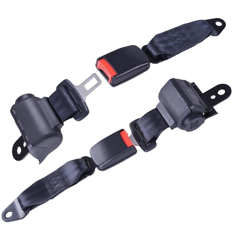 El carro de golf retractable de 2 universales seguridad cinturón el soporte Kit Compatible con el coche del club de EZGO Yamaha